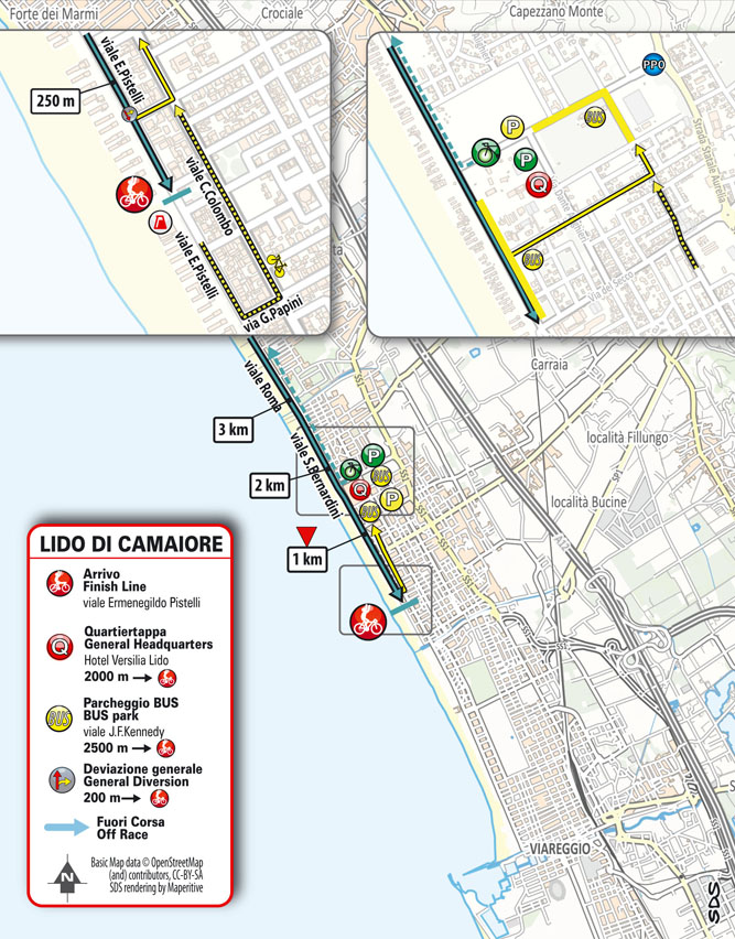 Start Stage 1 2022 Tirreno-Adriatico