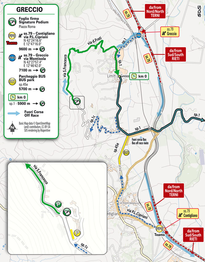 Partenza/Start Tappa 4 Tirreno-Adriatico 2023