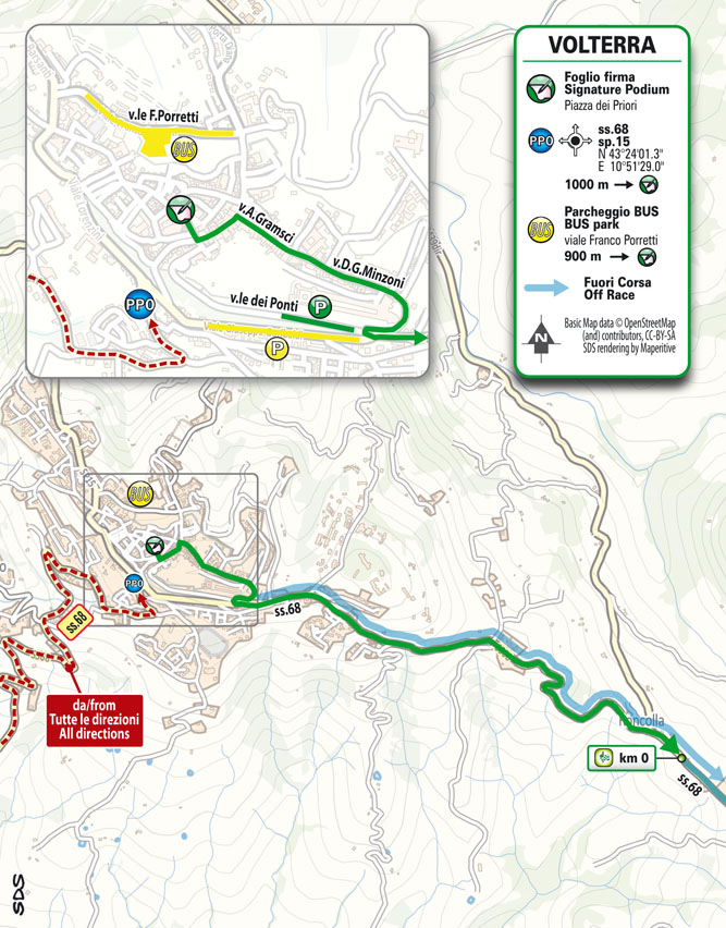 Partenza/Start Tappa 3 Tirreno Adriatico 2024