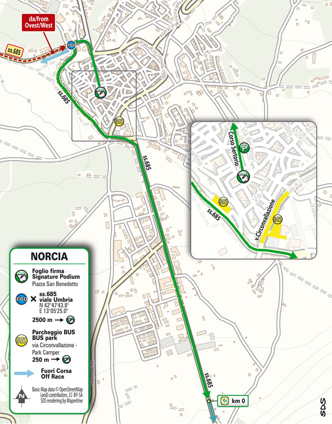 Partenza / Start Tirreno-Adriatico Stage 4