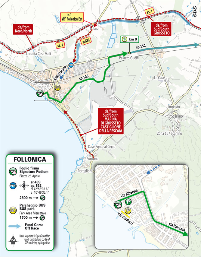 Partenza / Start Tirreno-Adriatico Stage 3